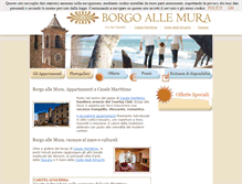 Tablet Screenshot of borgoallemura.com